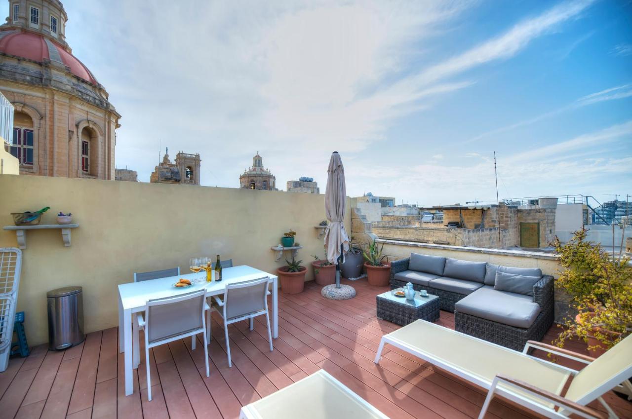 Comfy 1 Bedroom - Sun Terrace & Sea Views Gbuh1-1 Valletta Exteriér fotografie